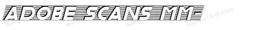 adobe scans mm字体转换